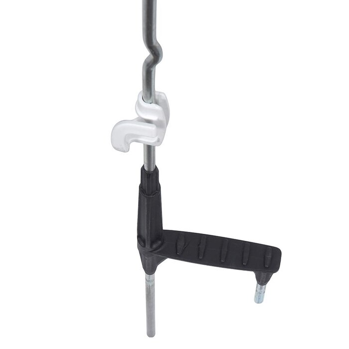 Multi Wire Ring Top Post White 1,10 m (10)