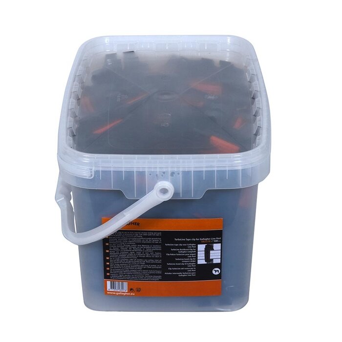 TurboLine tape clip voor Gallagher Line post (40mm) (100)