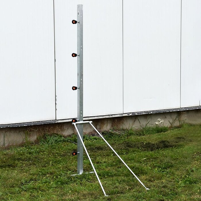 Haspelhoekpaal (5 haspels / 5 isolatoren)