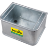 Rechthoekige voerbak, rvs 28 ltr.