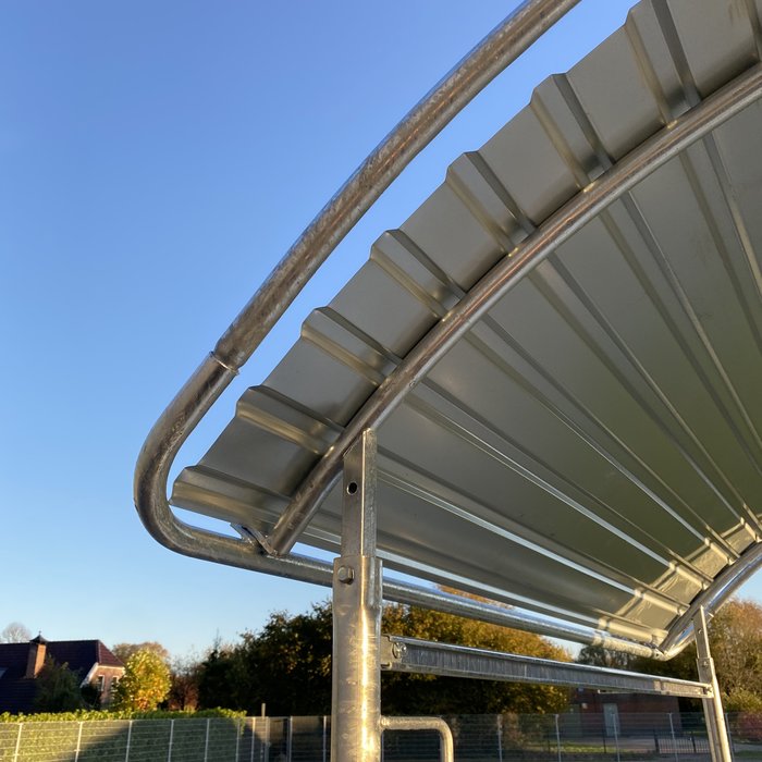 Animal Fences Grote en zeer robuuste hooiruif met zweeds voerhek 12 voerplaatsen 200*200 cm.