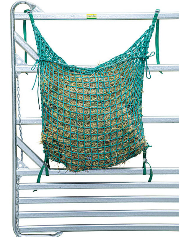 Patura Hooinet 1,0 x 0,9 m, maaswijdte 4,5 cm met riem snelsluiting