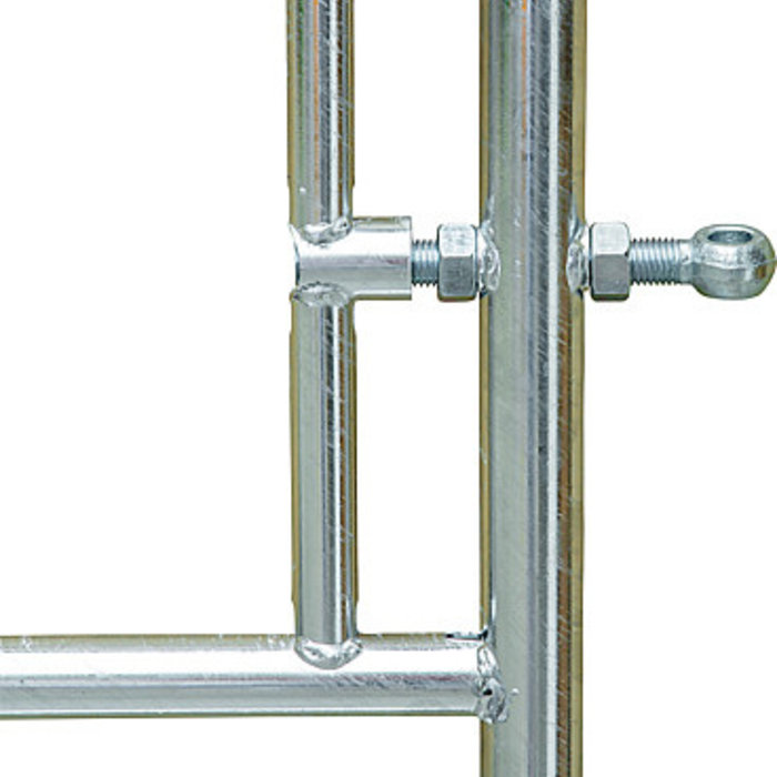 Patura Verstelbaar weiderasterpoort 1,10m hoogte, lengte 5,00 -6,00 mtr. speciaal voor paarden