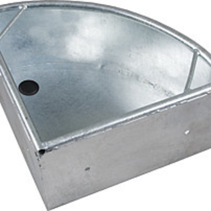 Patura Hoek voerbak gegalvaniseerd 34 ltr.