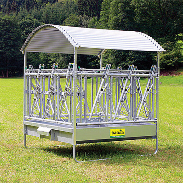 Patura Klimaatruif  zelfsluitend voerhek en groot klimatiseringsdak van 36m2.