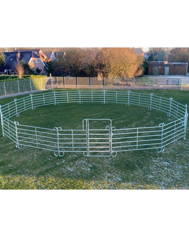 Animal Fences Robuuste mobiele hekken XL grijs 3.00 mtr.