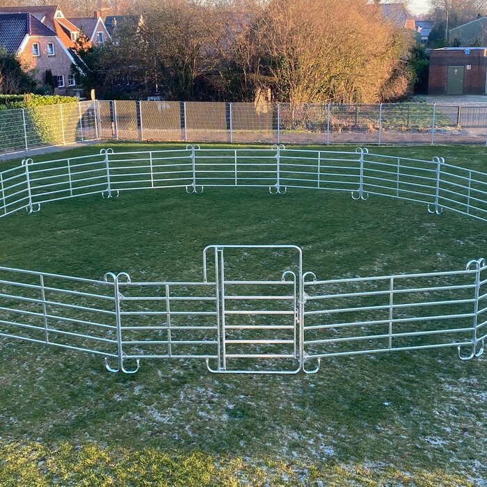 Animal Fences Robuuste mobiele hekken XL grijs 3.00 mtr.