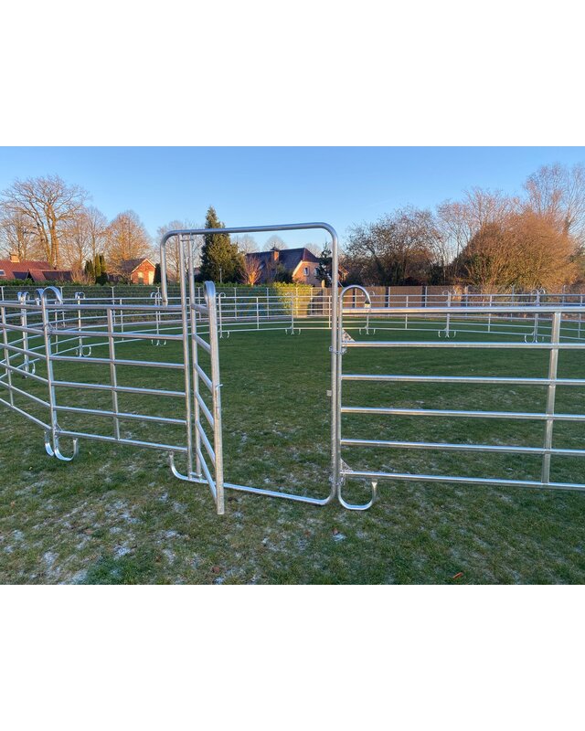 Animal Fences Robuuste mobiele hekken XL grijs 3.00 mtr.