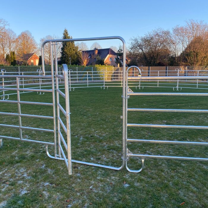 Animal Fences Robuuste mobiele hekken XL grijs 3.00 mtr.