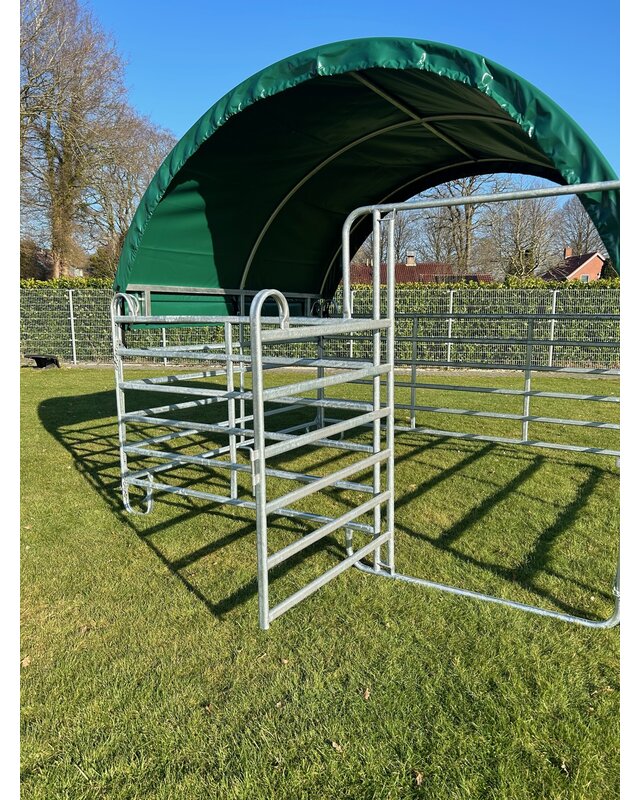 Animal Fences Robuuste mobiele hekken XL grijs 3.00 mtr.