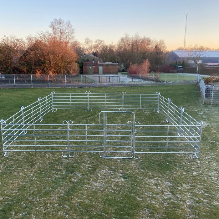 Animal Fences Robuuste mobiele hekken XL grijs