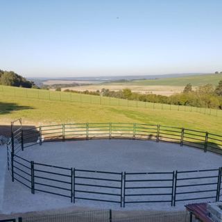 AANBIEDING! Showmodel roundpen 1.80 meter Ø 15 mtr.