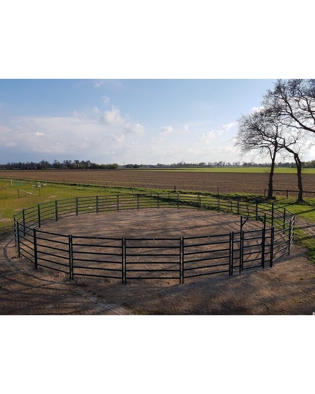 AANBIEDING! Roundpen 1.80 meter Ø 15 mtr. met lichte transportschade