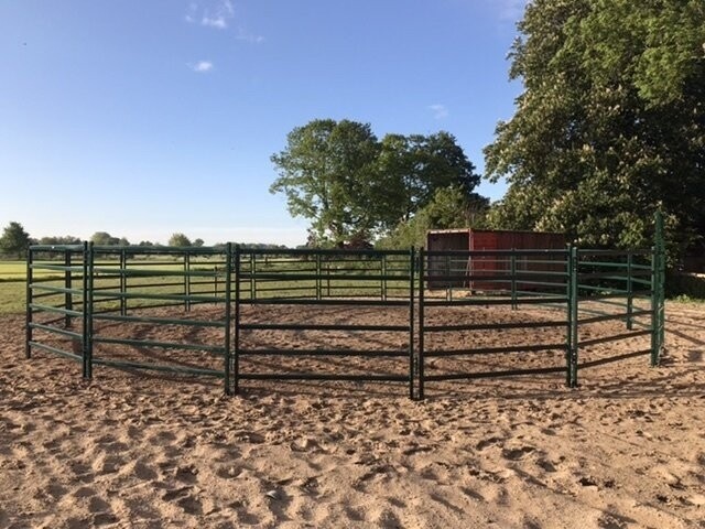 AANBIEDING! Roundpen 1.80 meter Ø 15 mtr. met lichte transportschade