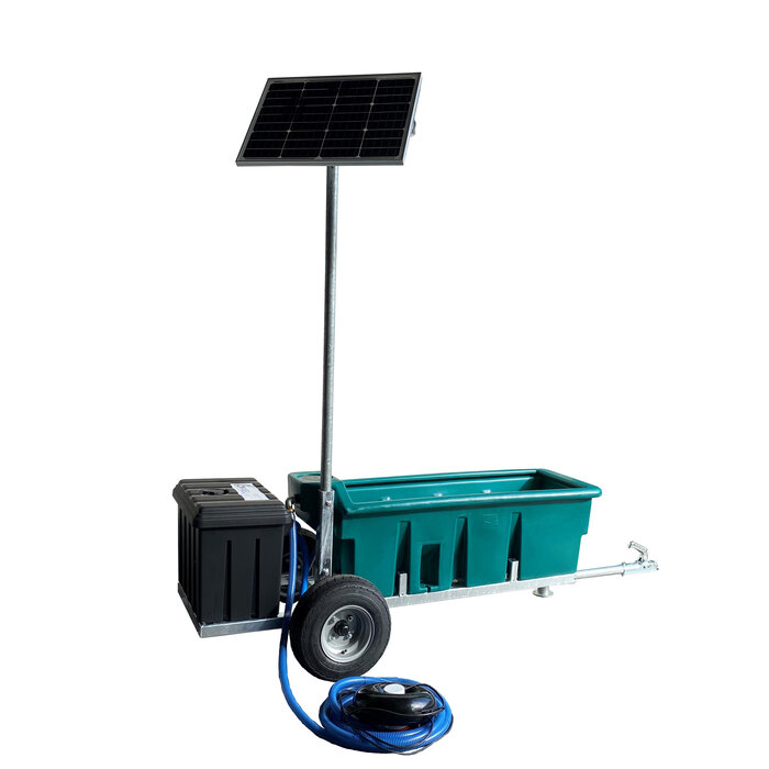 Suevia Solar weidedrinkbak 200 ltr. oppervlakte water op wagendissel