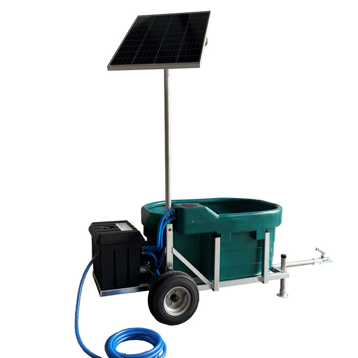 Suevia Solar weidedrinkbak 600 ltr. oppervlakte water op wagendissel