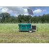 Solar weidedrinkbak 600 ltr. bronpomp en wagen met trekdissel