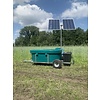 Solar weidedrinkbak 1000 ltr. bronpomp en wagen met trekdissel