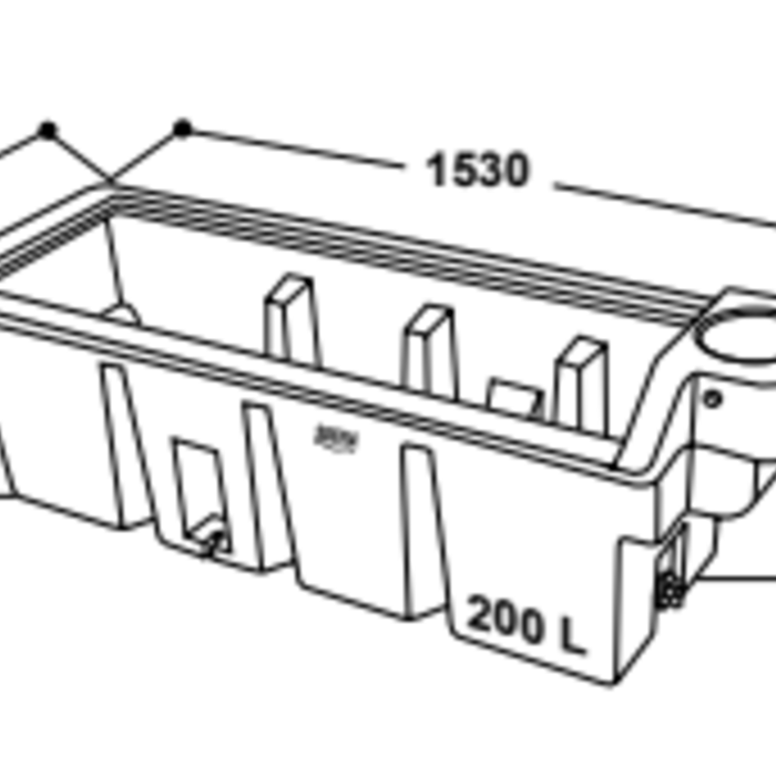 Suevia Weidedrinkbak WT 200 incl vlotter