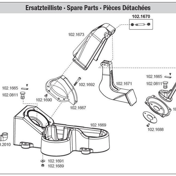 Suevia Weidepomp model 548 kunststof junior zijschaal