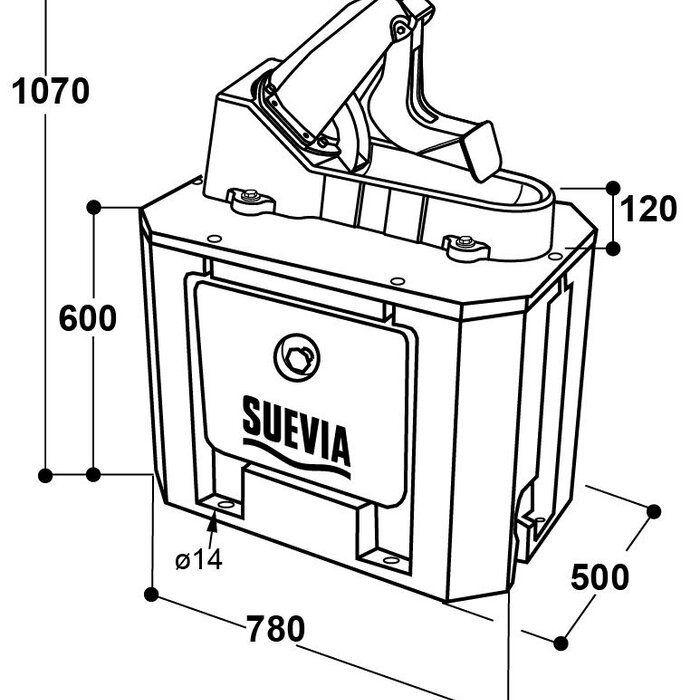 Suevia Weidepomp model 554 winterproof