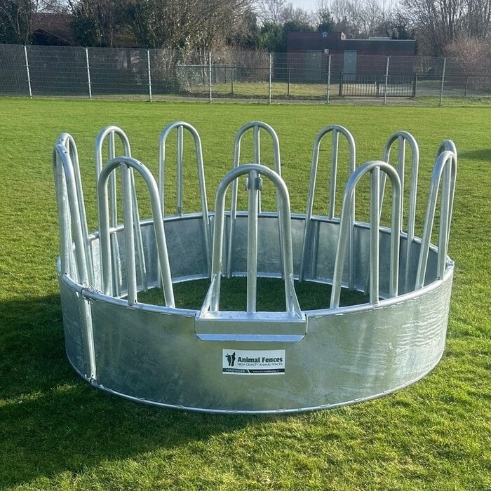 Animal Fences Zware ronde hooiruif Ø 2.30 mtr. met 12 voerplaatsen (zonder driepunts)
