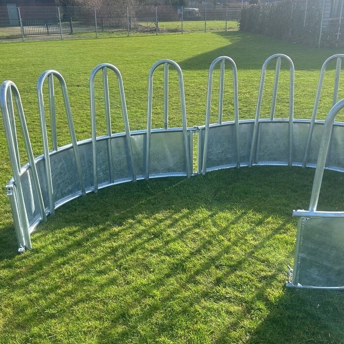 Animal Fences Zware ronde hooiruif Ø 2.30 mtr. met dak