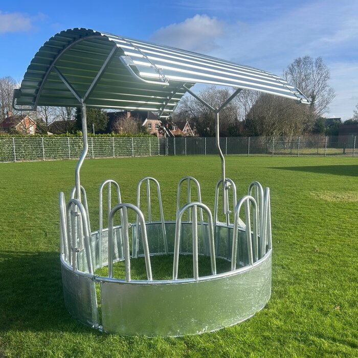 Animal Fences Zware ronde hooiruif Ø 2.30 mtr. met dak