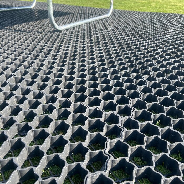 Animal Fences GCOMBIDEAL! Grote en zeer robuuste hooiruif recht voerhek incl.  30m2 paddocktegels!