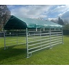 Mobiele schuilstal 600x360 cm - incl. zeilen