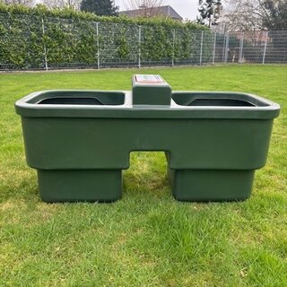 Animal Fences Dubbele waterbak met ingebouwde vlotter 450 liter