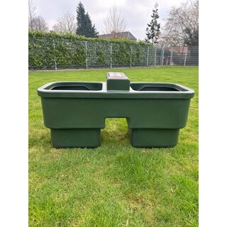 Animal Fences Dubbele waterbak met ingebouwde vlotter 450 liter