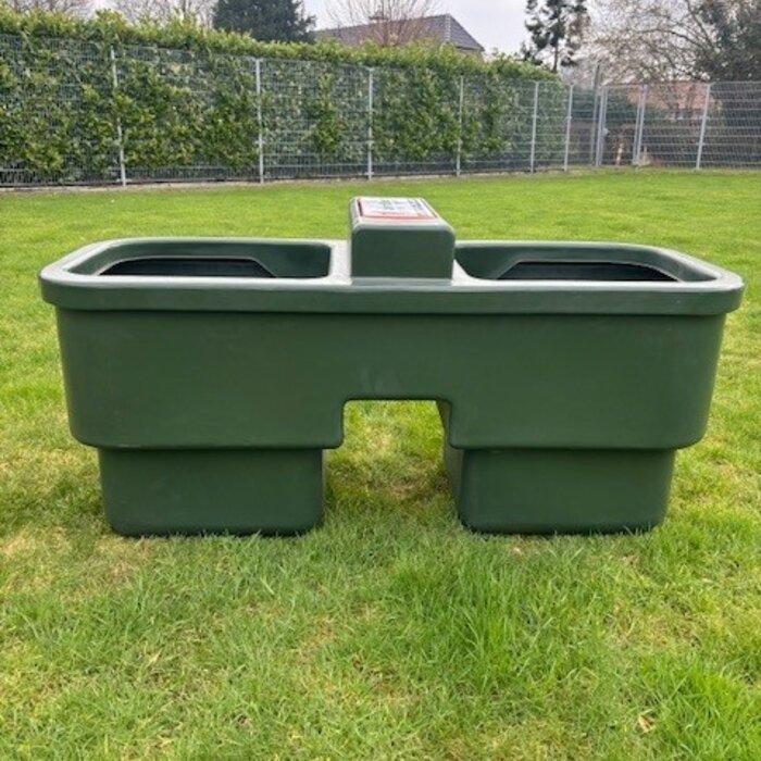 Animal Fences Dubbele waterbak met ingebouwde vlotter 450 liter