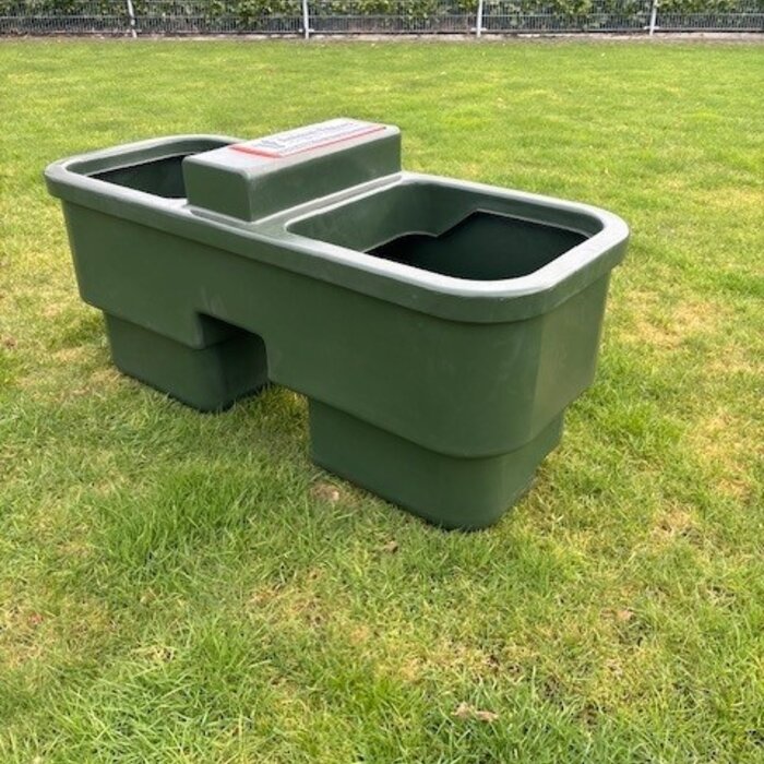 Animal Fences Dubbele waterbak met ingebouwde vlotter 450 liter