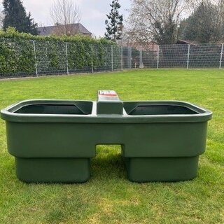 Animal Fences Dubbele waterbak met ingebouwde vlotter 230 liter