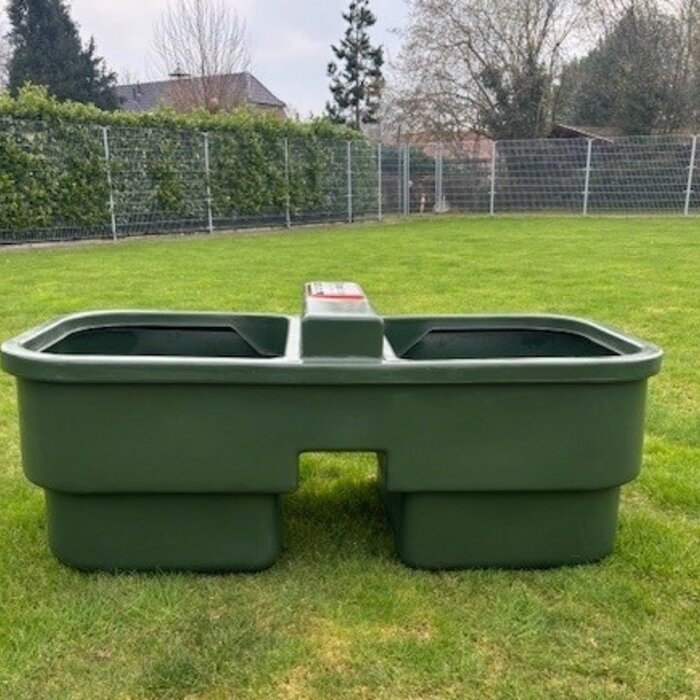 Animal Fences Dubbele waterbak met ingebouwde vlotter 230 liter