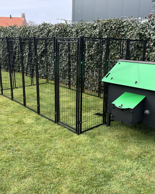 Pluverdi Grote kippenren 350x180x150 cm - past op Pluverdi kippenhokken