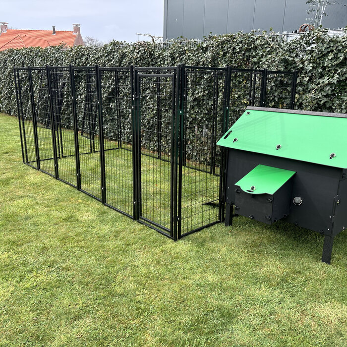 Pluverdi Grote kippenren 350x180x150 cm - past op Pluverdi kippenhokken