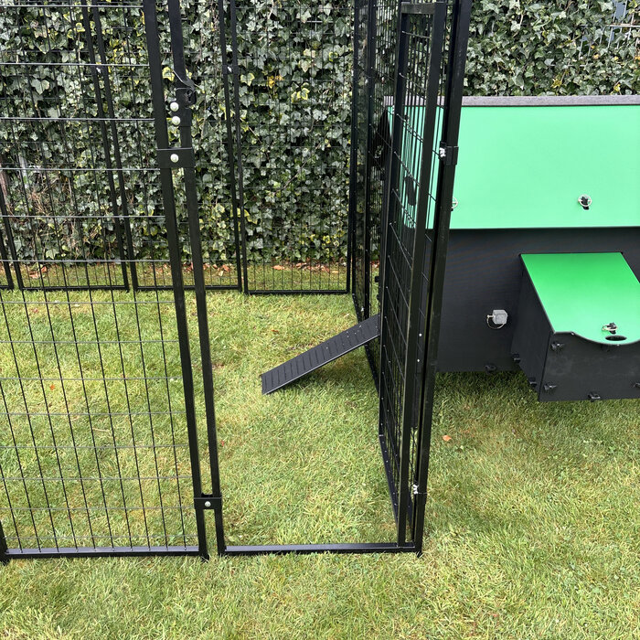 Pluverdi Grote kippenren 350x180x150 cm - past op Pluverdi kippenhokken