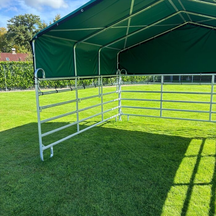 Animal Fences Mobiele schuilstal 360x400x290 cm - incl. dakzeil