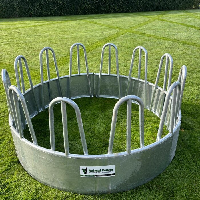 Animal Fences Zware ronde hooiruif Ø 2.30 mtr. met 12 voerplaatsen (zonder driepunts)