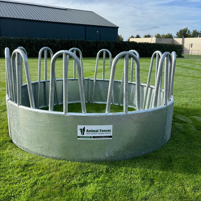Animal Fences Zware ronde hooiruif Ø 2.30 mtr. met 12 voerplaatsen (zonder driepunts)