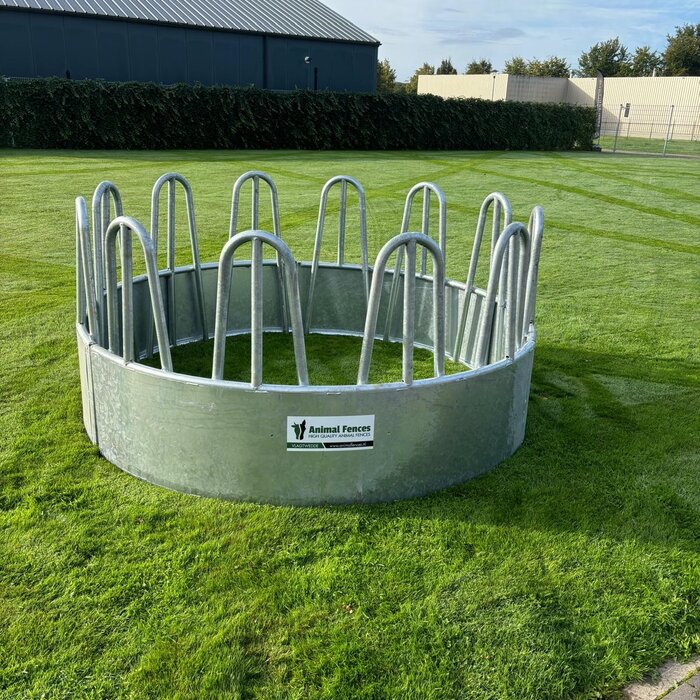 Animal Fences Zware ronde hooiruif Ø 2.30 mtr. met 12 voerplaatsen (zonder driepunts)