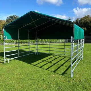 Animal Fences SHOWMODEL!! Mobiele schuilstal 360x400 cm