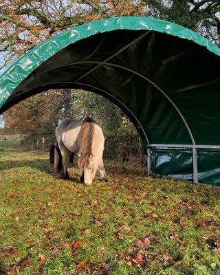 Animal Fences Mobiele schuilstal  300x360x205 cm - incl. dakzeil