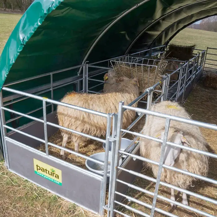 Animal Fences Mobiele schuilstal  600x360x205 cm - incl. dakzeil