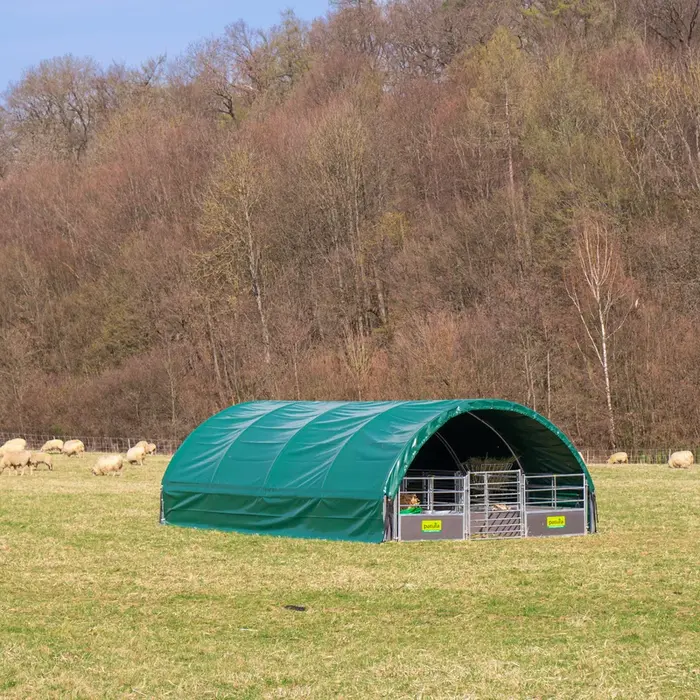 Animal Fences Mobiele schuilstal  600x360x205 cm - incl. dakzeil