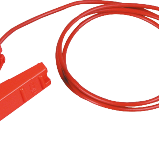 Patura Rasteraansluitkabel, 8 mm ringoog, rood