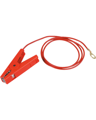 Patura Rasteraansluitkabel, 8 mm ringoog, rood