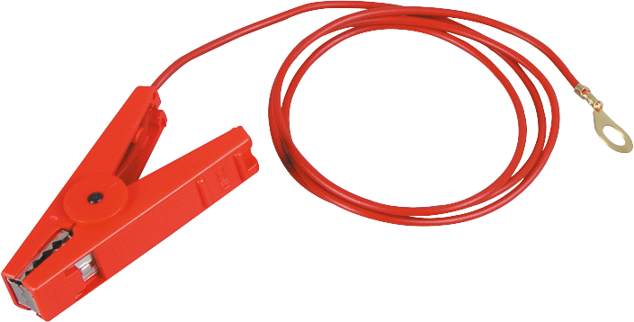 Patura Rasteraansluitkabel, 8 mm ringoog, rood